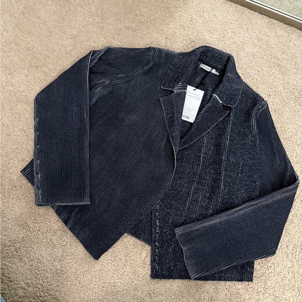 MM Lafleur Minimalist Jacket Cardigan “Jardigan” NWT